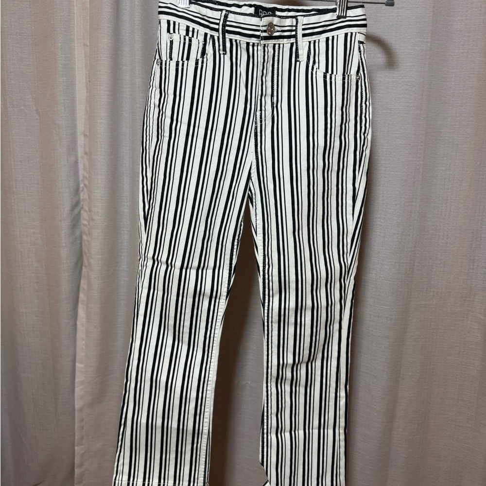 BDG Black and White Straight Leg Jeans